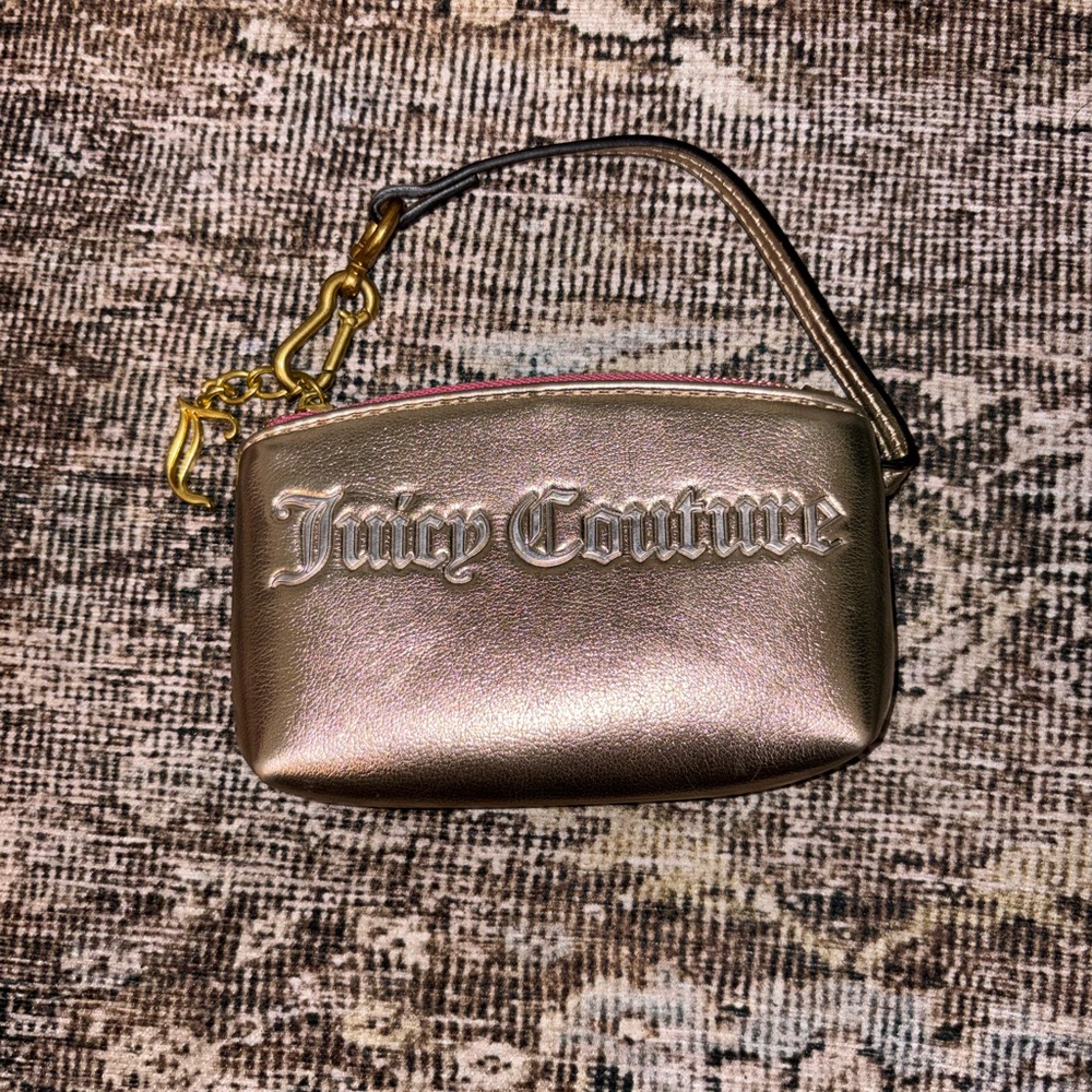 Juicy Couture Metallic Gold Wristlet
